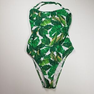 Love & Sports tropical print swimsuit Size Large